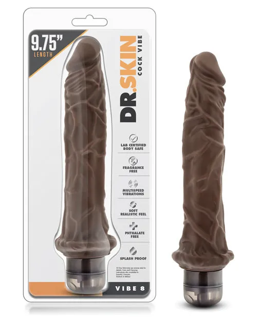 Vibrators Blush Novelties Blush Mr Skin Vibe 8 Chocolate