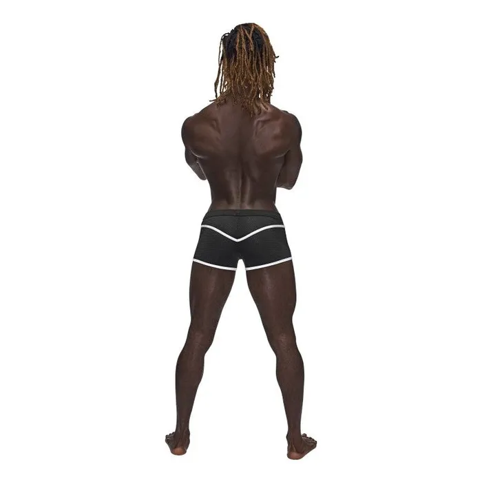 Male Power Male Power Sport Mesh Mini Short Black Large Anal
