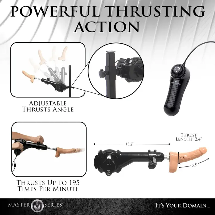 Female Sex Toys XR Brands Subversion Deluxe Stockade With Sex Machine