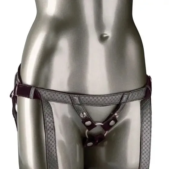 Her Royal Harness The Regal Duchess Pewter CalExotics Female Sex Toys Her Royal Harness The Regal Duchess Pewter CalExotics Female Sex Toys
