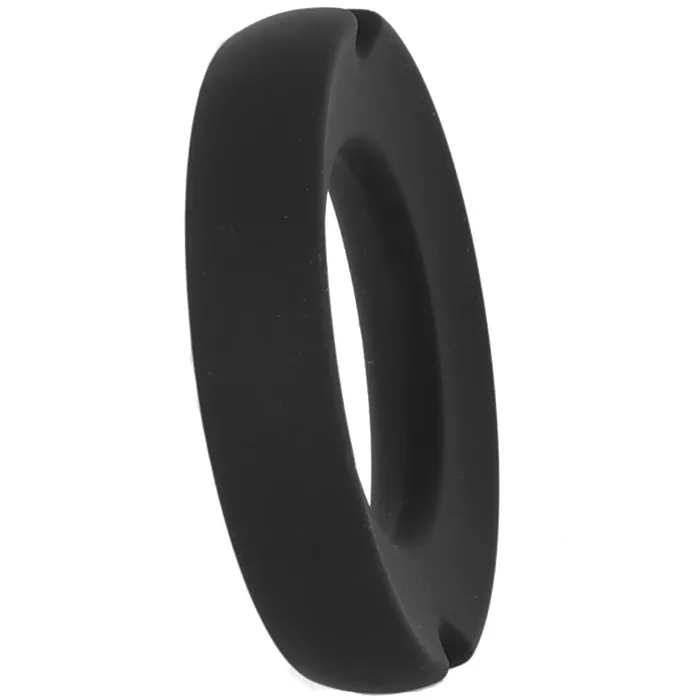 Male Sex Toys Doc Johnson The Paradox 50mm Silicone and Metal Cock Ring