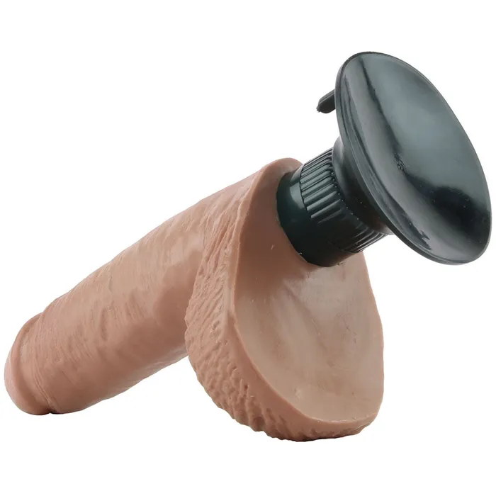 Pipedream Dildos King Cock 7 Inch Vibrating Ballsy Dildo in Tan Pipedream Dildos King Cock 7 Inch Vibrating Ballsy Dildo in Tan