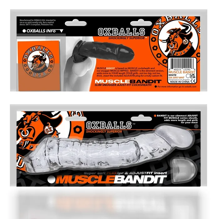 OXBALLS Dildos Oxballs Muscle Bandit Cock Sheath Clear