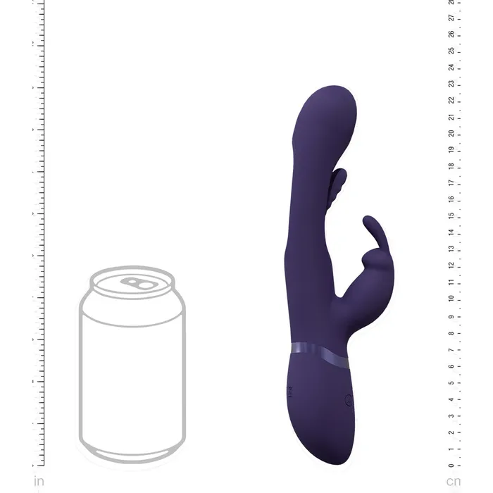 Shots Toys Vibrators Shots Vive Mika Triple GSpot Vibrator Purple