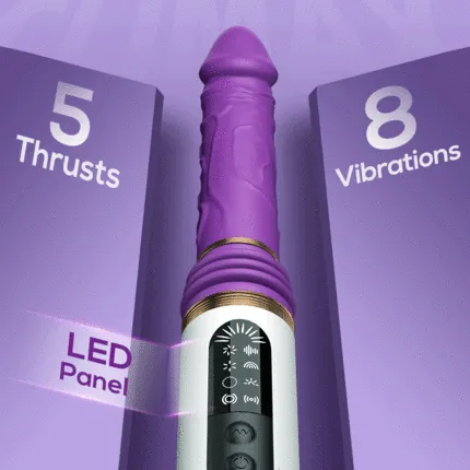 Capitano Thrusting Vibrating Flexible Bending Dildo AcmeJoy Female Sex Toys