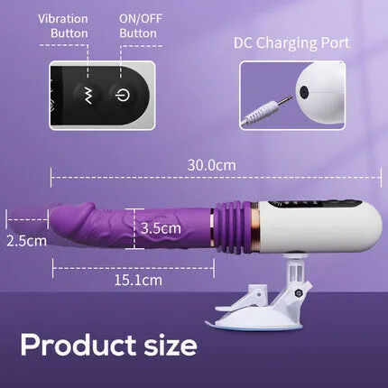 Capitano Thrusting Vibrating Flexible Bending Dildo AcmeJoy Female Sex Toys