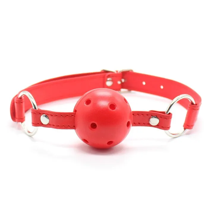 Couples LAZADASEXTOYS Silicone BDSM Bondage Restraints Open Mouth Breathable Mouth Ball Harness Strap Gag Sex Toy For Women Couples Accessories