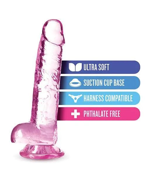 Blush Naturally Yours 7 Crystalline Dildo Blush Novelties Dildos