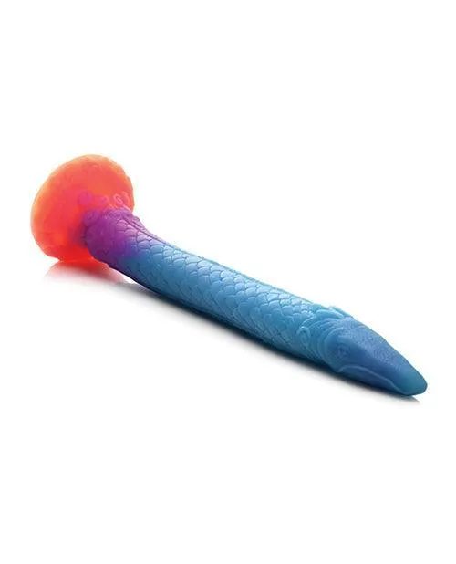 Dildos Xr LLC Creature Cocks Makara Silicone Snake Dildo Glow In The Dark