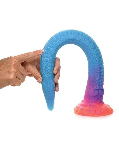 Dildos Xr LLC Creature Cocks Makara Silicone Snake Dildo Glow In The Dark