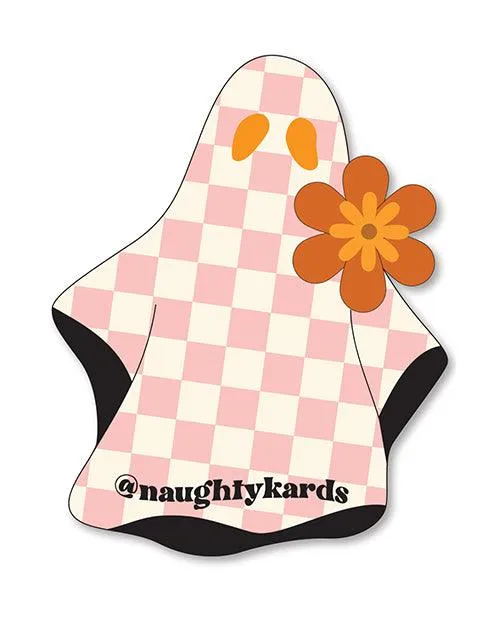 Halloween Ghosting Birthday Greeting Card wSticker Kush Kards LLC Vibrators