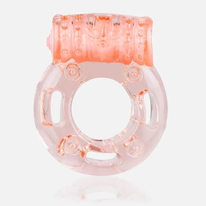 Male Sex Toys TheScreamingO TheScreamingO Plus Disposable Vibrating Erection Cock Ring Orange