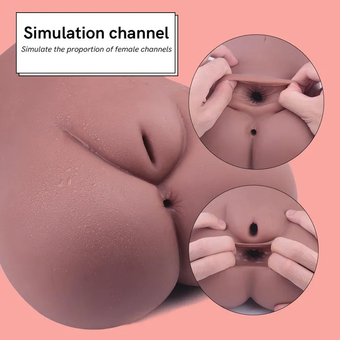 propinkup Male Sex Toys Propinkup Brown Lifelike Realistic Pocket Pussy 422lb Male Masturbator
