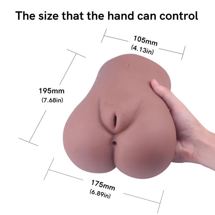 propinkup Male Sex Toys Propinkup Brown Lifelike Realistic Pocket Pussy 422lb Male Masturbator