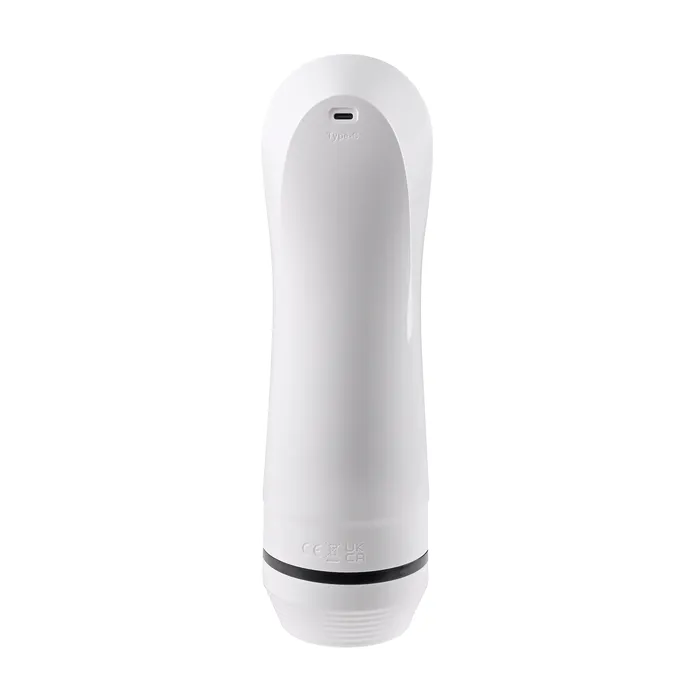 Zero Tolerance Male Sex Toys Zero Tolerance Stroking Buddy Vibrating Stroker Masturbator White