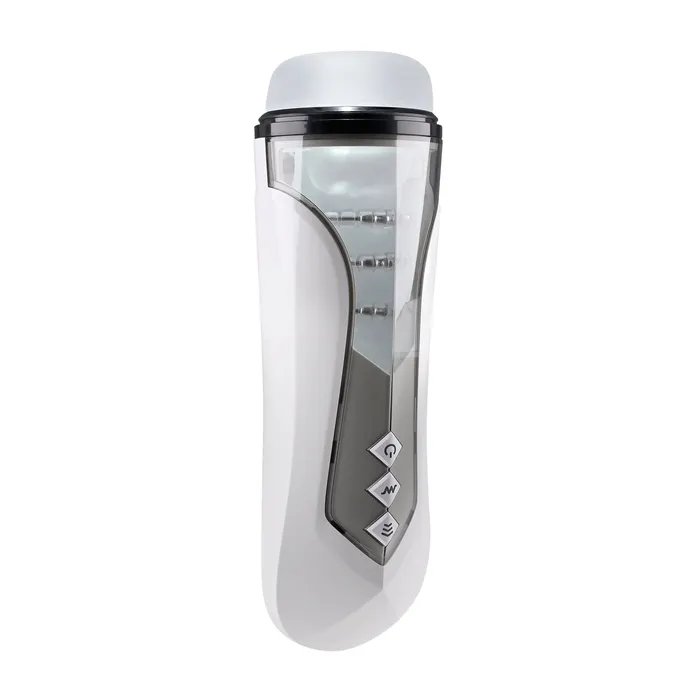 Zero Tolerance Male Sex Toys Zero Tolerance Stroking Buddy Vibrating Stroker Masturbator White